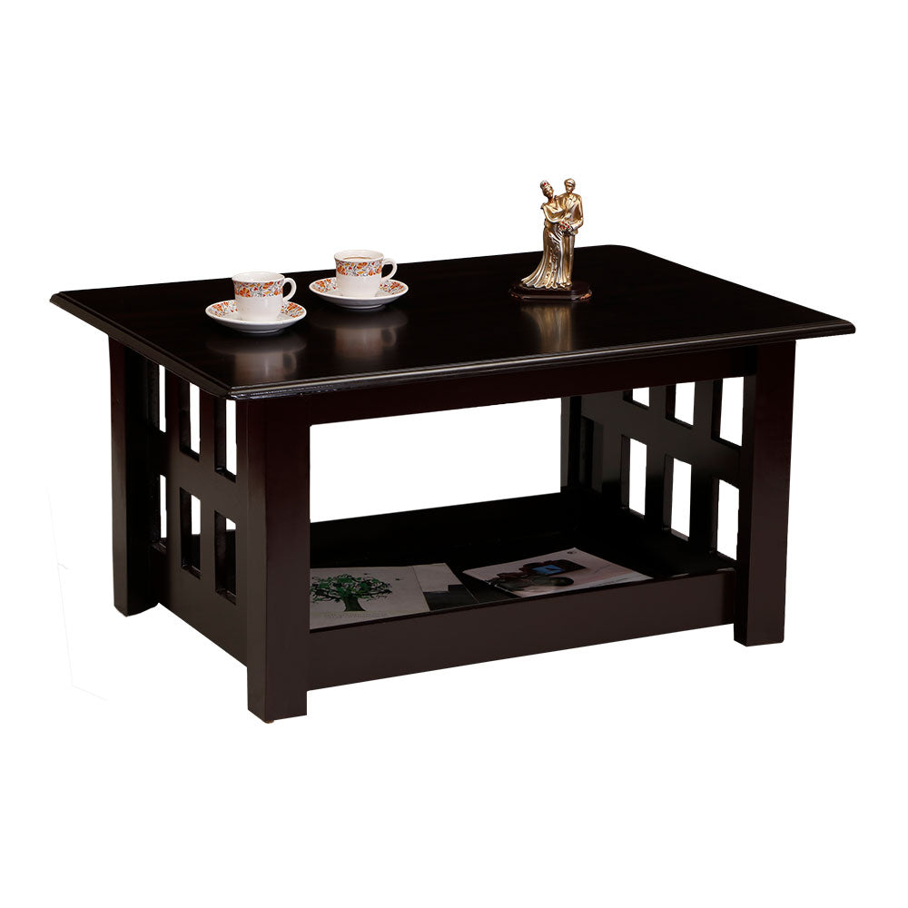 Maark Wooden Finish M3 Coffee Table Walnut Colour Online India - The Maark Trendz Coimbatore