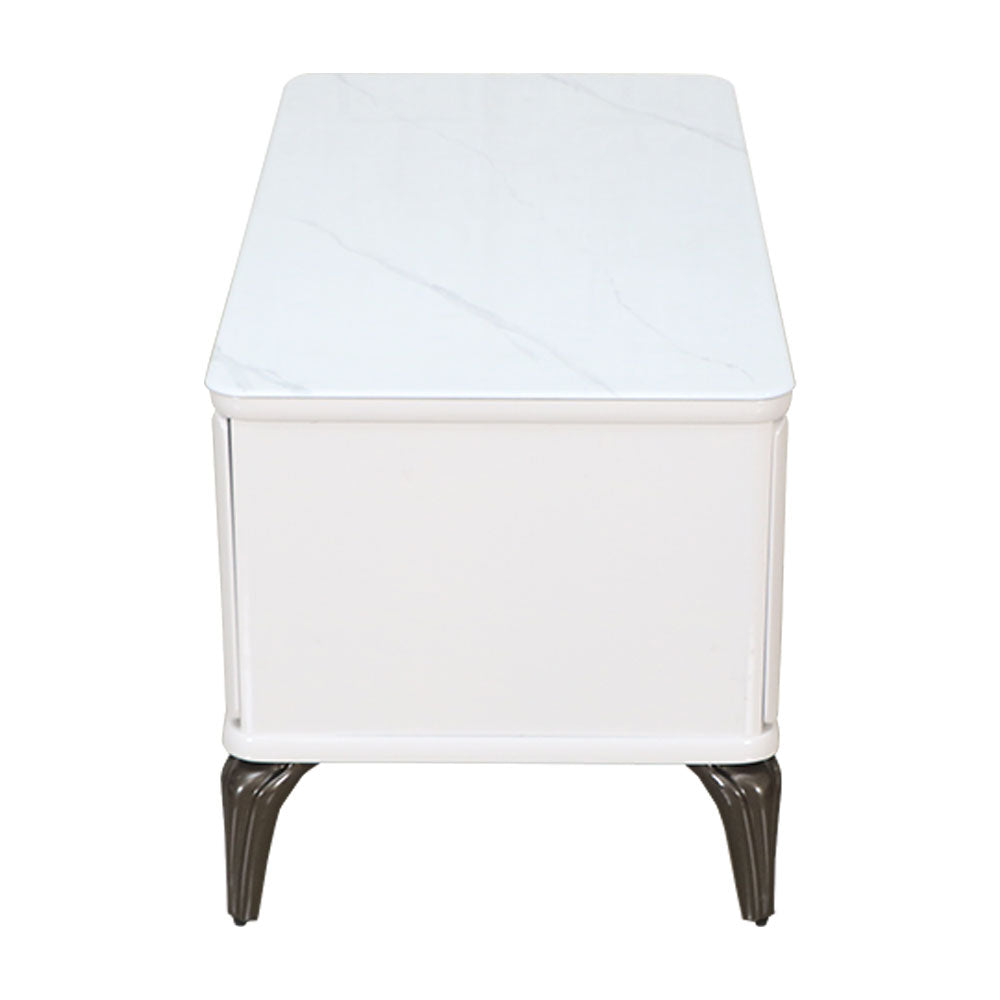 MAARK GLASS TOP COFFEE TABLE 142 HT