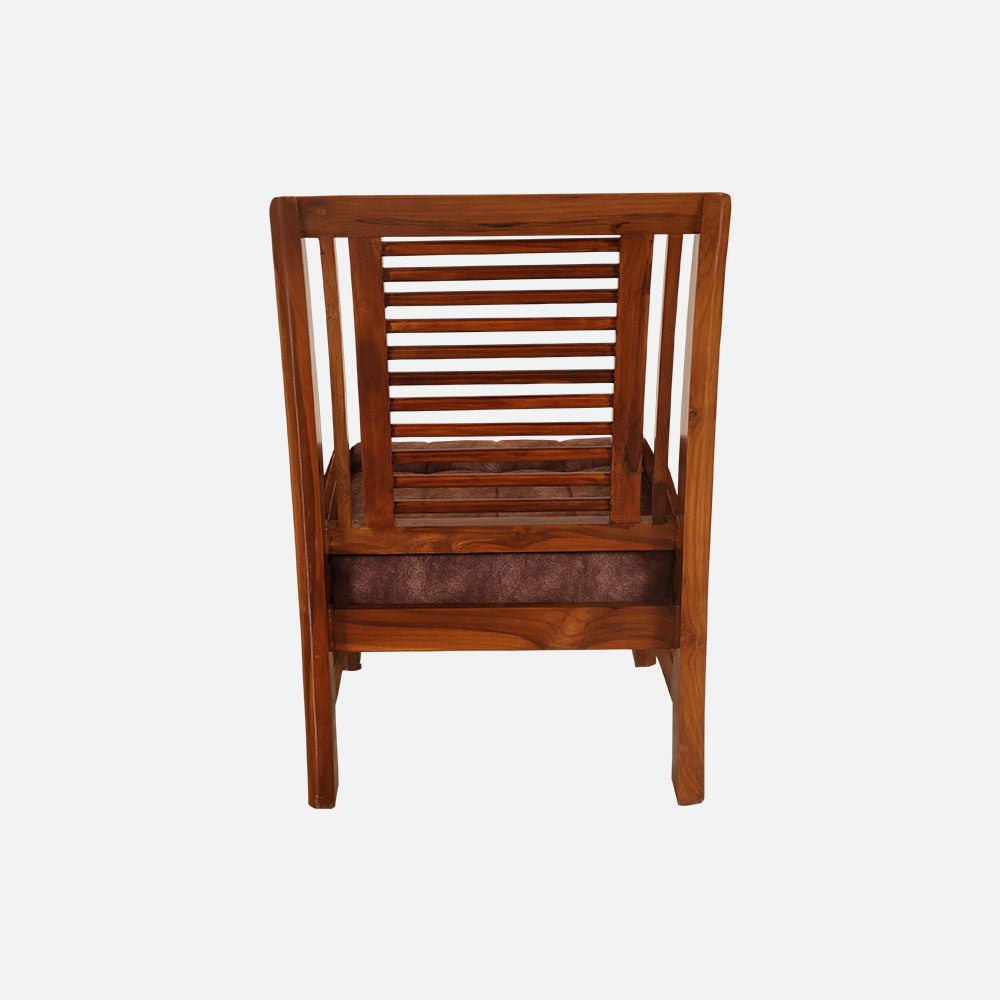 MAARK WOODEN SOFA SET (3+1+1) S-28 WCF