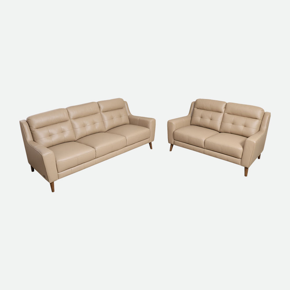 MAARK LEATHER SOFA SET (3+2) 6030 TAN ML