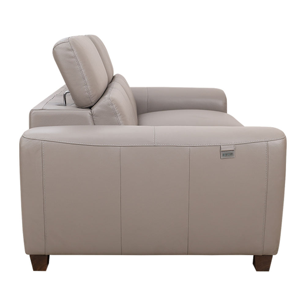 MAARK LEATHER SOFA SET (3+2) 6034 SMOKY GRAY ML
