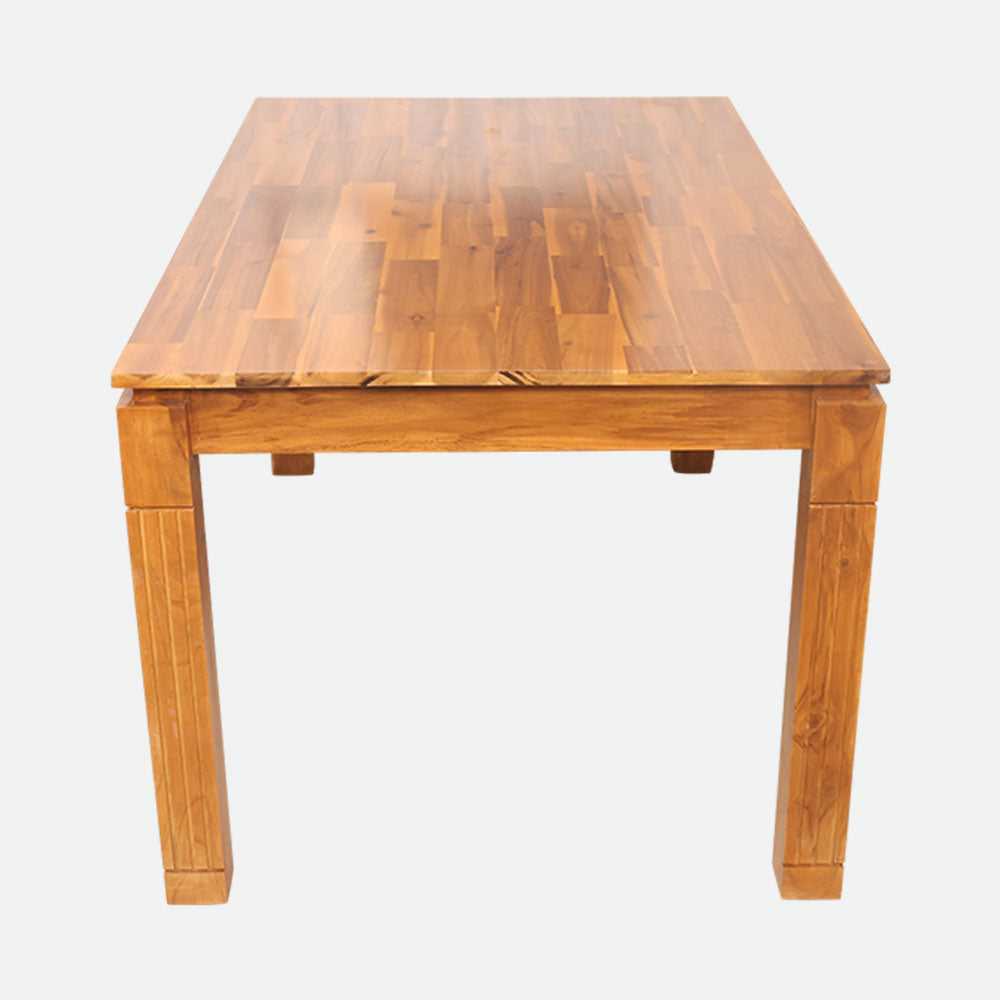 MAARK MARBLE TOP 6 SEATER DINING SET (1+4+BENCH) GURU