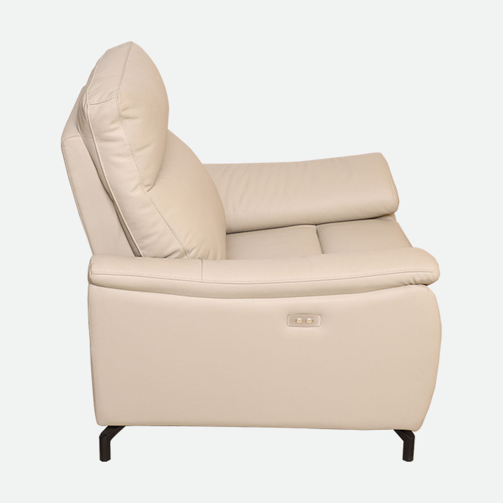 MAARK MOTORIZED RECLINER LEATHER SOFA SET (3R+2R+1R) 6022-BEIGE HT