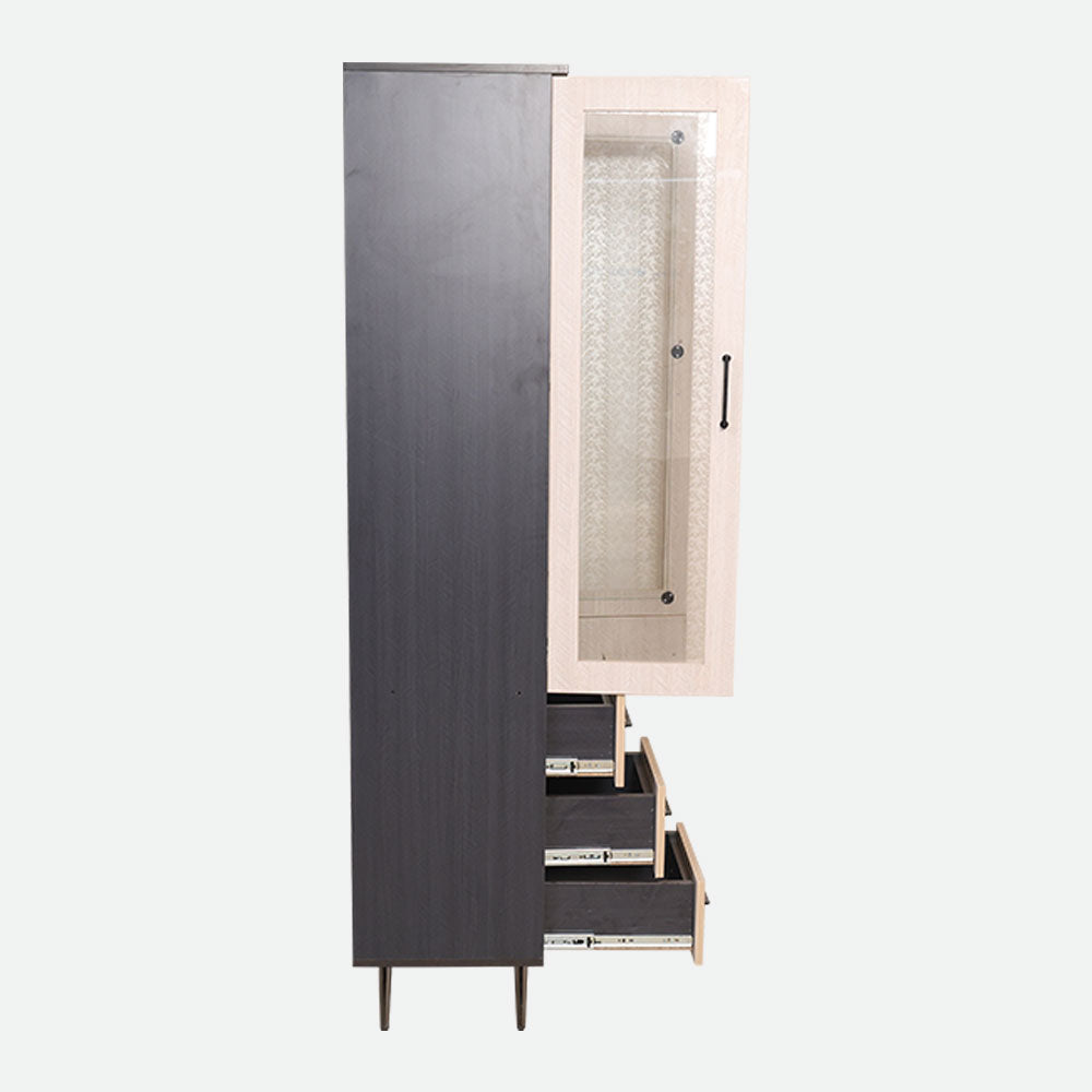 MAARK 2 DOOR BOOK SHELF 6*2.5 SATURN