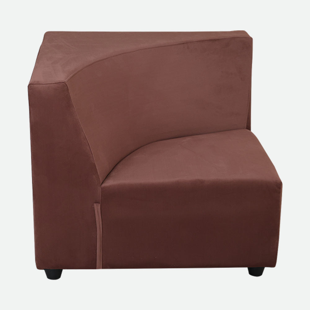 MAARK FABRIC CORNER SOFA 5 SEATER PLATINA