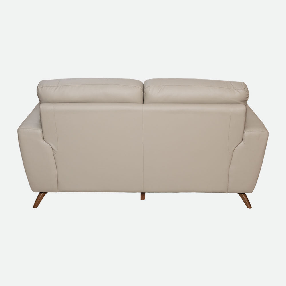 MAARK LEATHER SOFA SET (3+2+1) 9496 CREAM COLOUR HT
