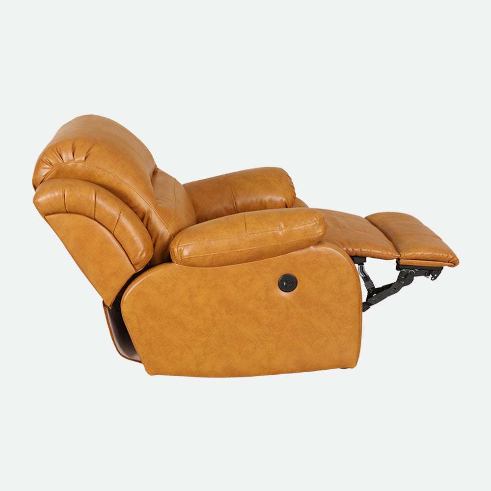 MAARK MOTORIZED RECLINER FABRIC SOFA SET (3R+2R+CONSOLE+1MOT) F411