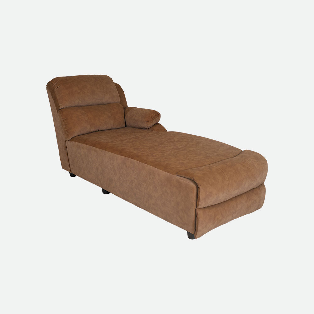 MAARK CORNER MANUAL RECLINER FABRIC SOFA 5 SEATER WITH DIWAN F211