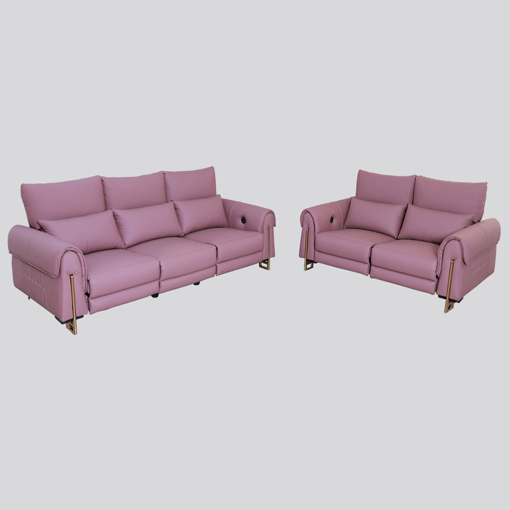 MAARK MOTORIZED LEATHERETTE SOFA SET (3+2) MERINA