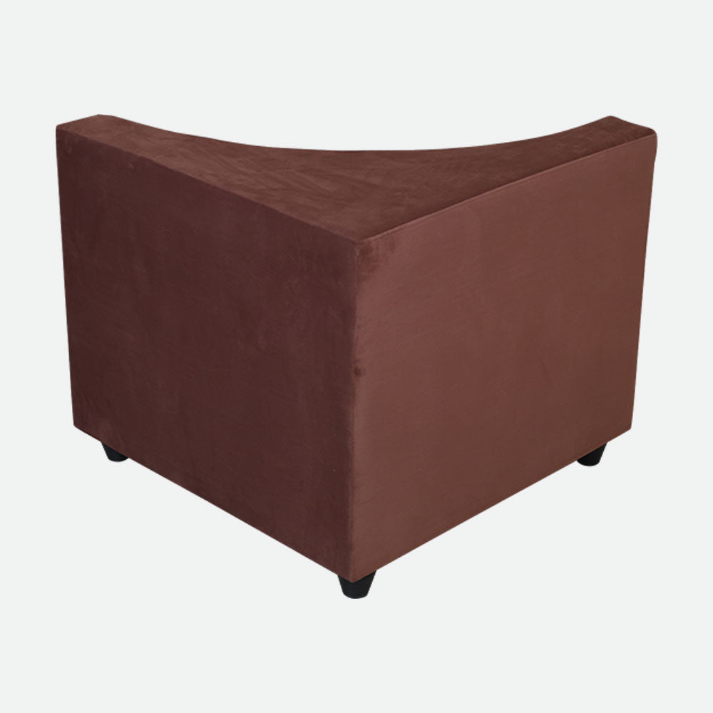 MAARK FABRIC CORNER SOFA 5 SEATER PLATINA