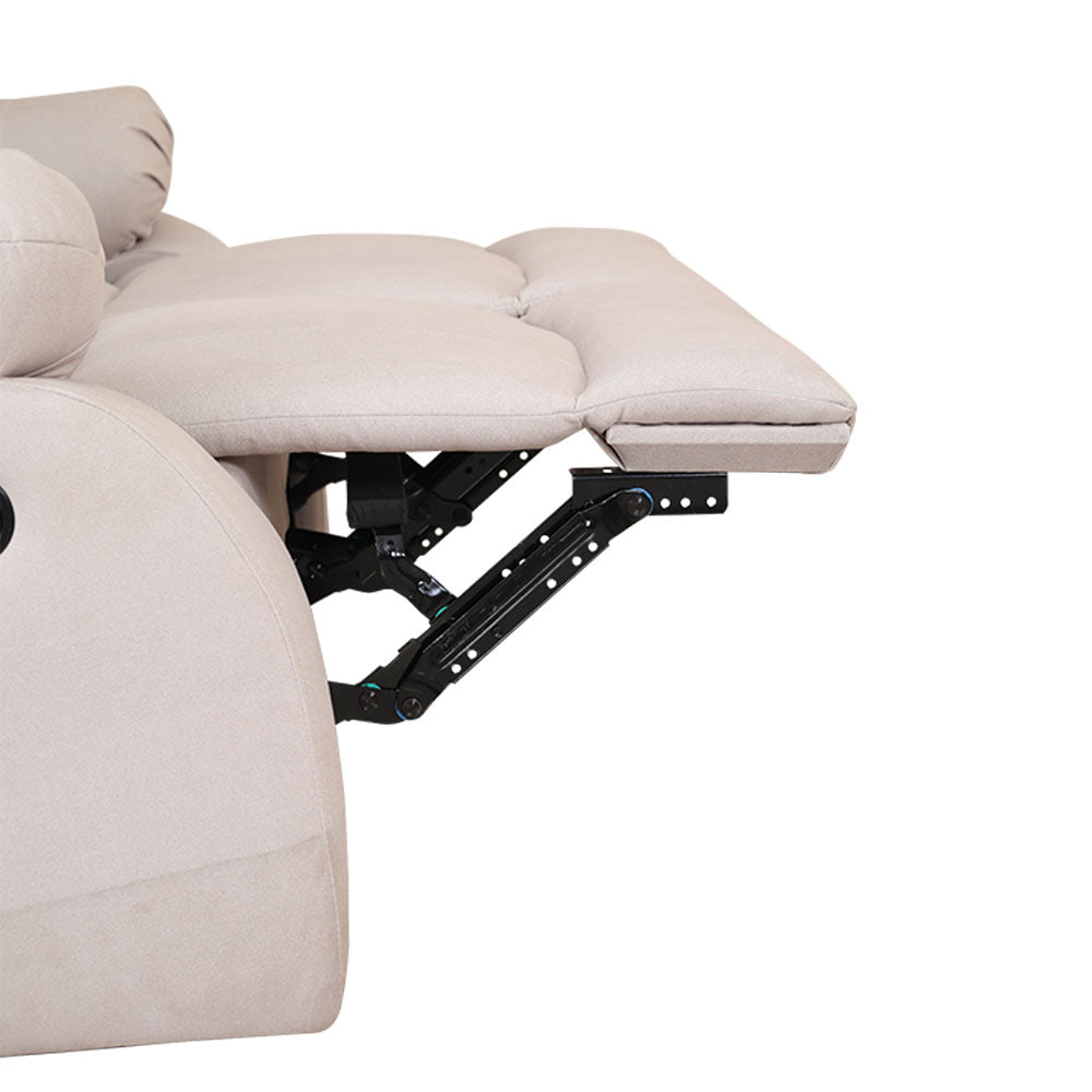 MAARK MANUAL RECLINER FABRIC SOFA SET (3+2R) F211