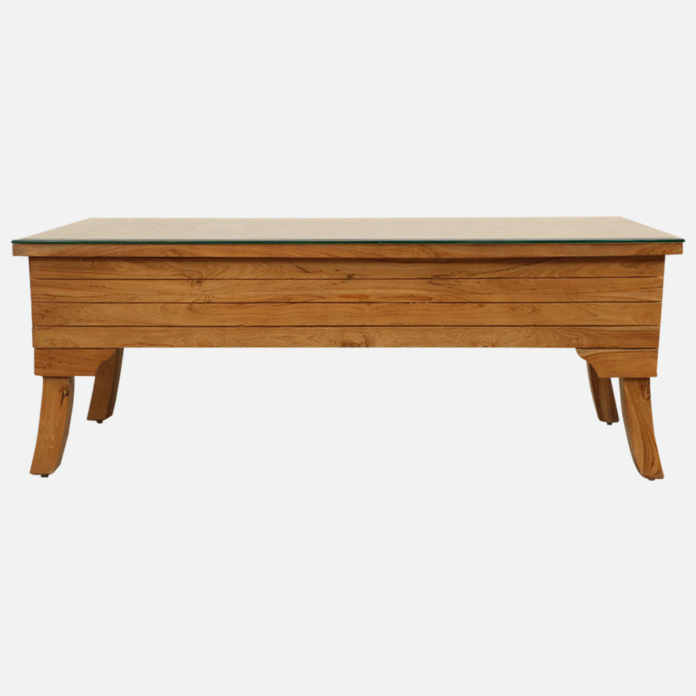 MAARK WOODEN CORNER SOFA 5 SEATER SEMANGI WITH COFFEE TABLE HT