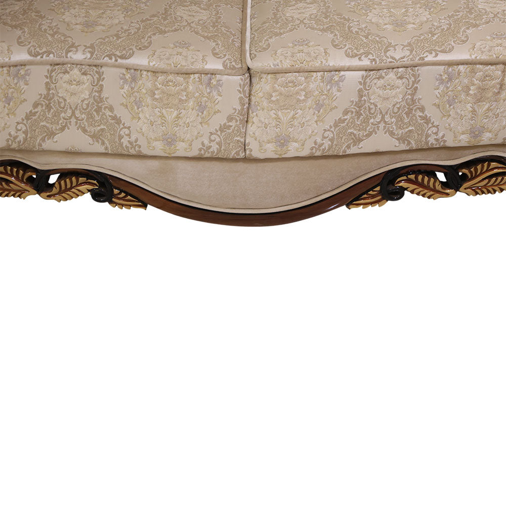 MAARK PALACE SOFA SET (3+2+2+1+1)WHITE GOLD BF