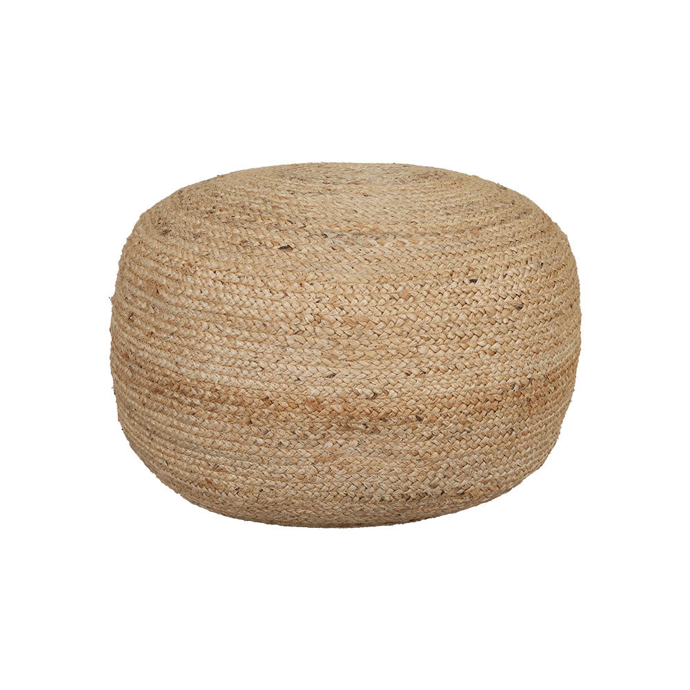 MAARK ROUND JUTE POUF BEIGE 60*60*30_WH01-HO
