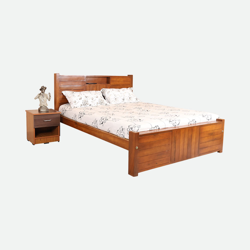 MAARK QUEEN SIZE BED (5*6.25) AK 03 IR