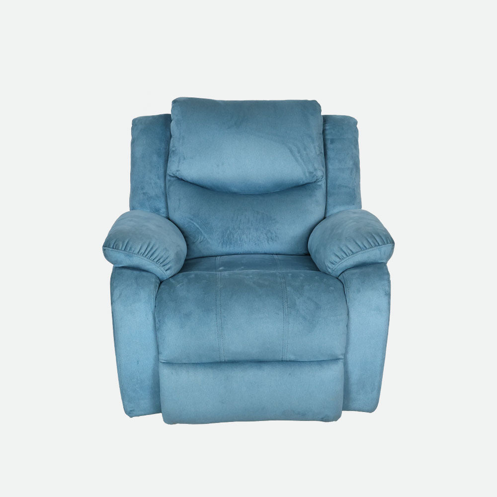 MAARK MANUAL RECLINER FABRIC SOFA SINGLE SEATER F211