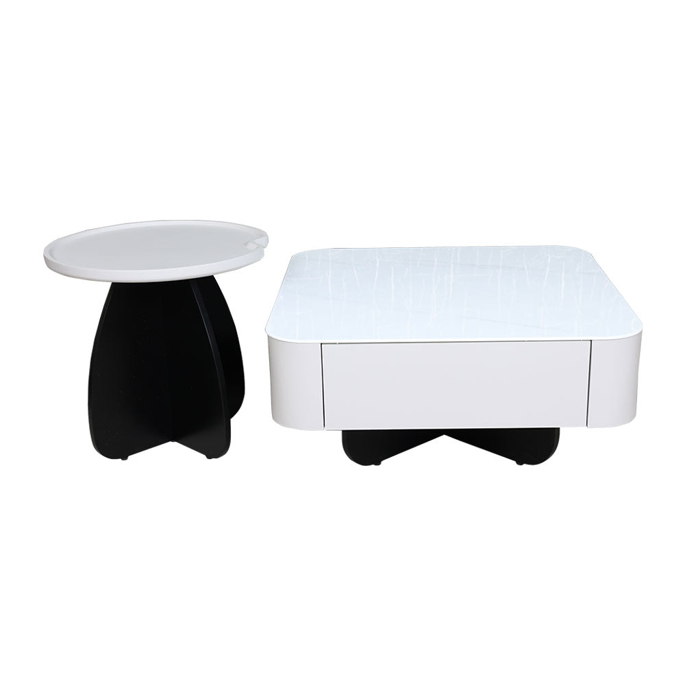 MAARK MARBLE TOP COFFEE TABLE 841 HT