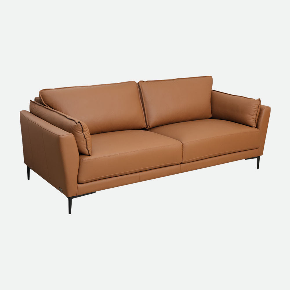MAARK LEATHER SOFA SET (3+2) 6015 COL TAUPE ML