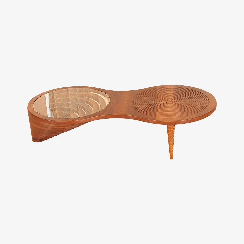 MAARK GLASS TOP COFFEE TABLE CTG-001 HT