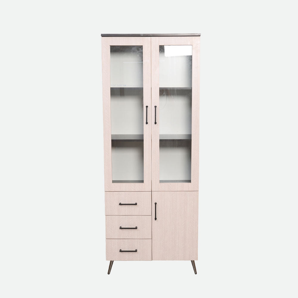 MAARK 2 DOOR BOOK SHELF 6*2.5 SATURN