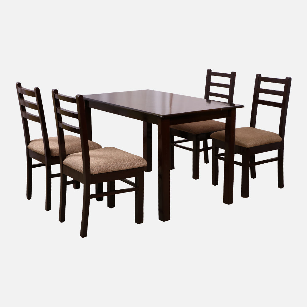 MAARK WOODEN TOP 4 SEATER DINING SET STARTER VF