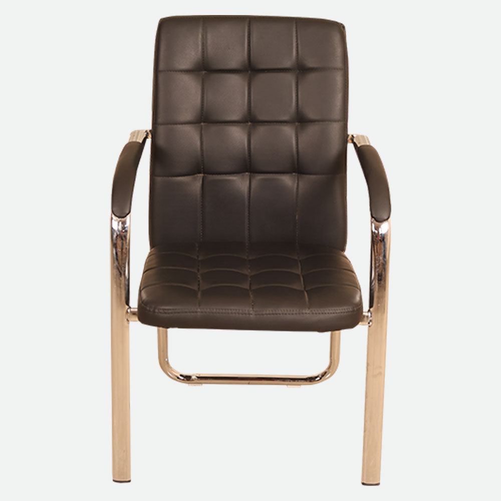 MAARK VISITOR CHAIR 637-4 BLACK COLOUR HT