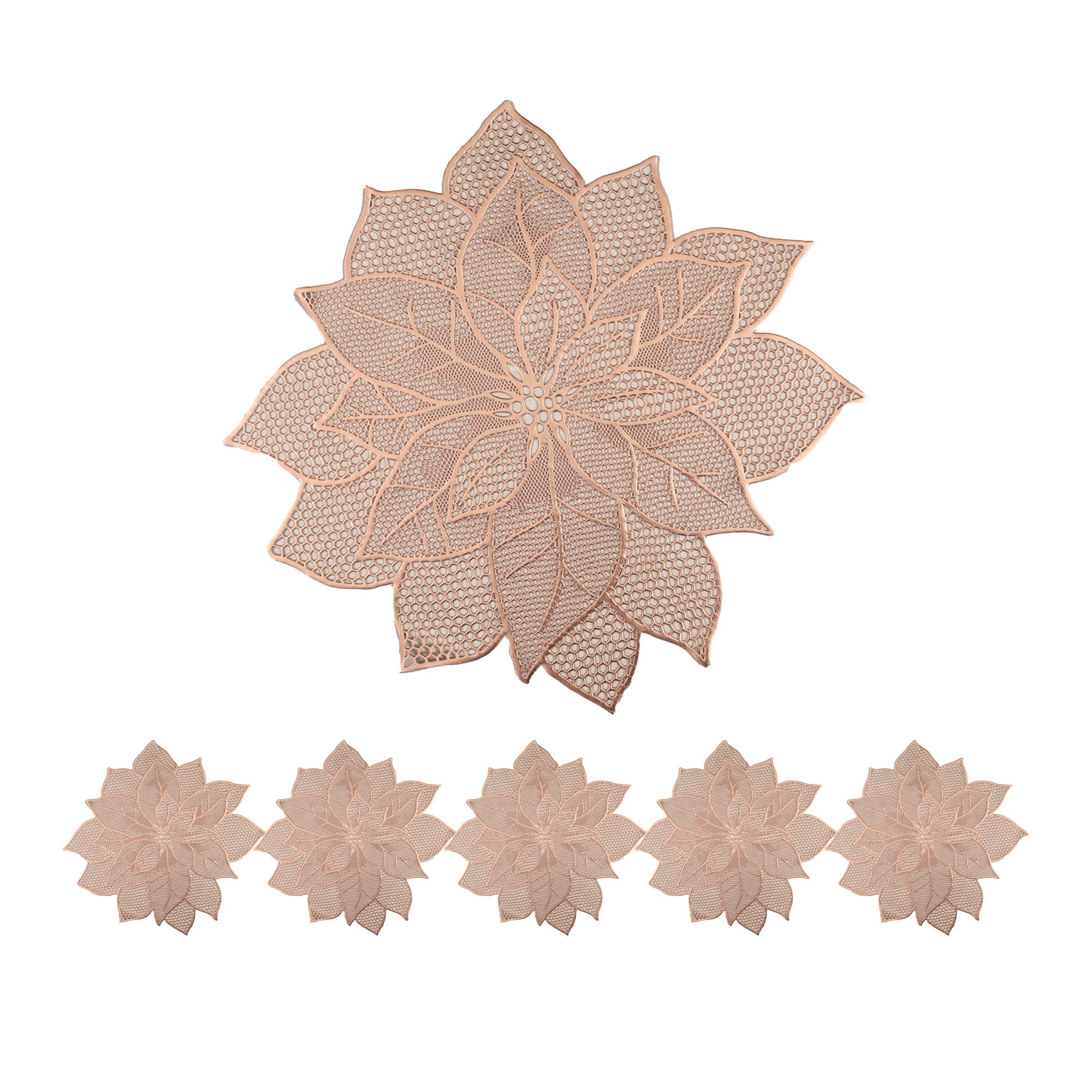 MAARK LEATHER PLACE MAT ROUND @18% CC