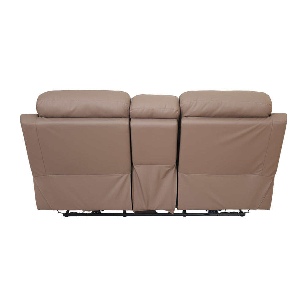 MAARK MOTORIZED RECLINER LEATHER SOFA SET (3R+2R+1R) 1406-CAMEL HT