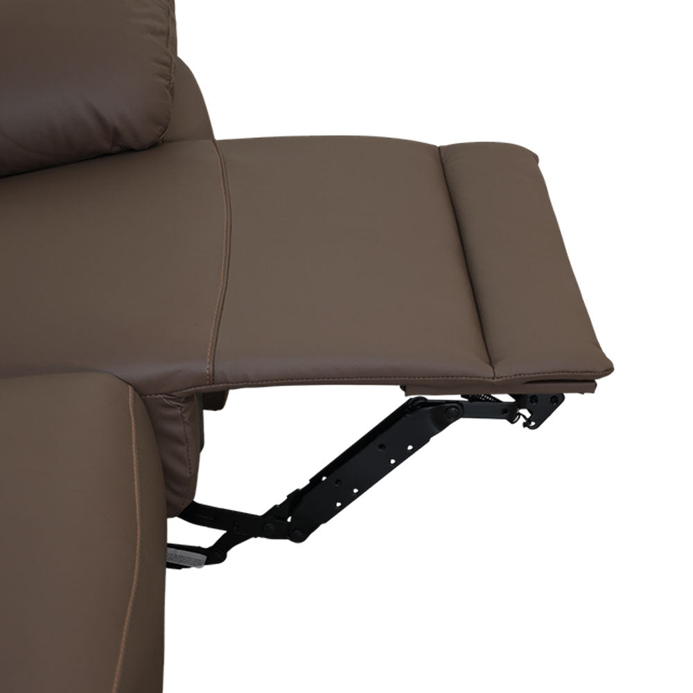MAARK MOTORIZED RECLINER LEATHER SOFA SET (3R+2R+1R) 1406-CAMEL HT