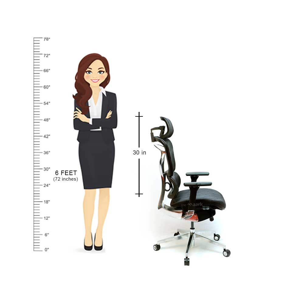 MAARK HIGH BACK OFFICE CHAIR INOX GL