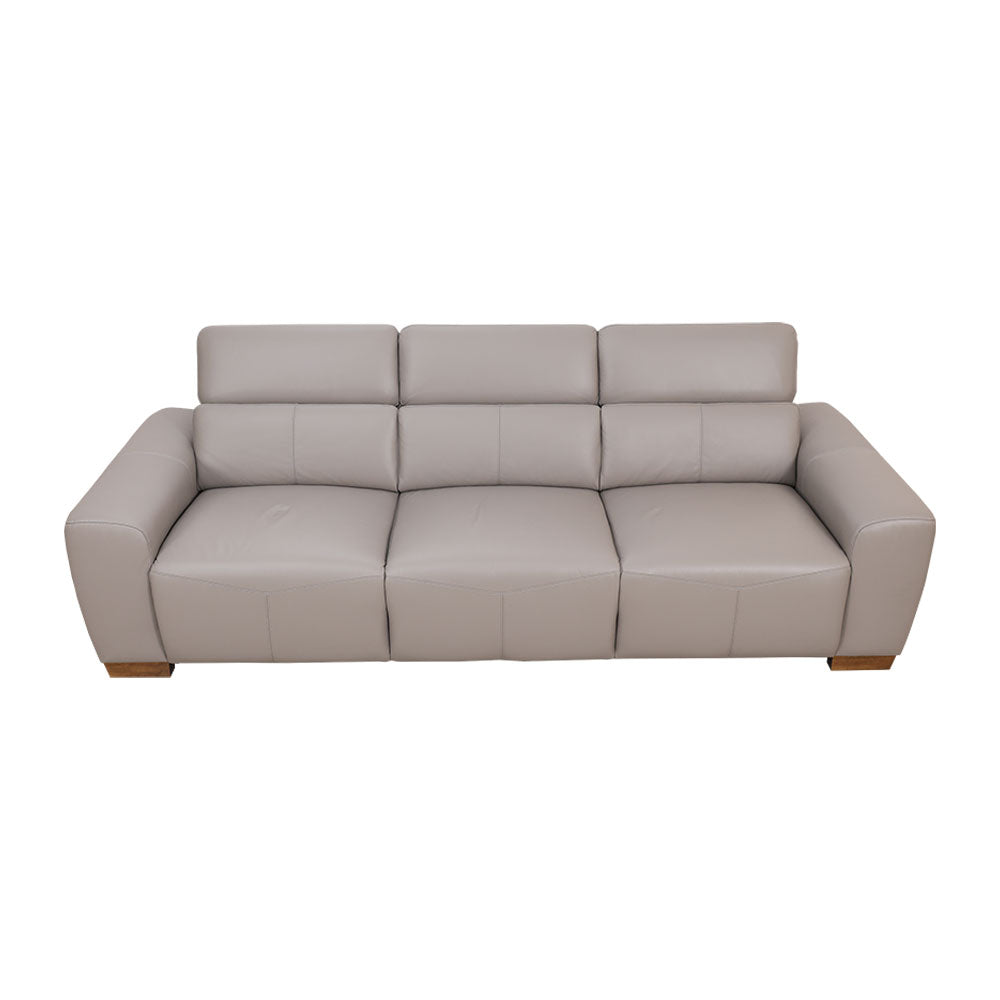 MAARK LEATHER SOFA SET (3+2) 6034 SMOKY GRAY ML