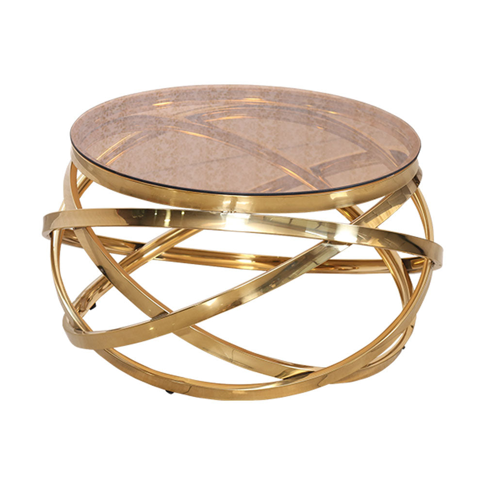 MAARK MARBLE TOP COFFEE TABLE SET CJ-09