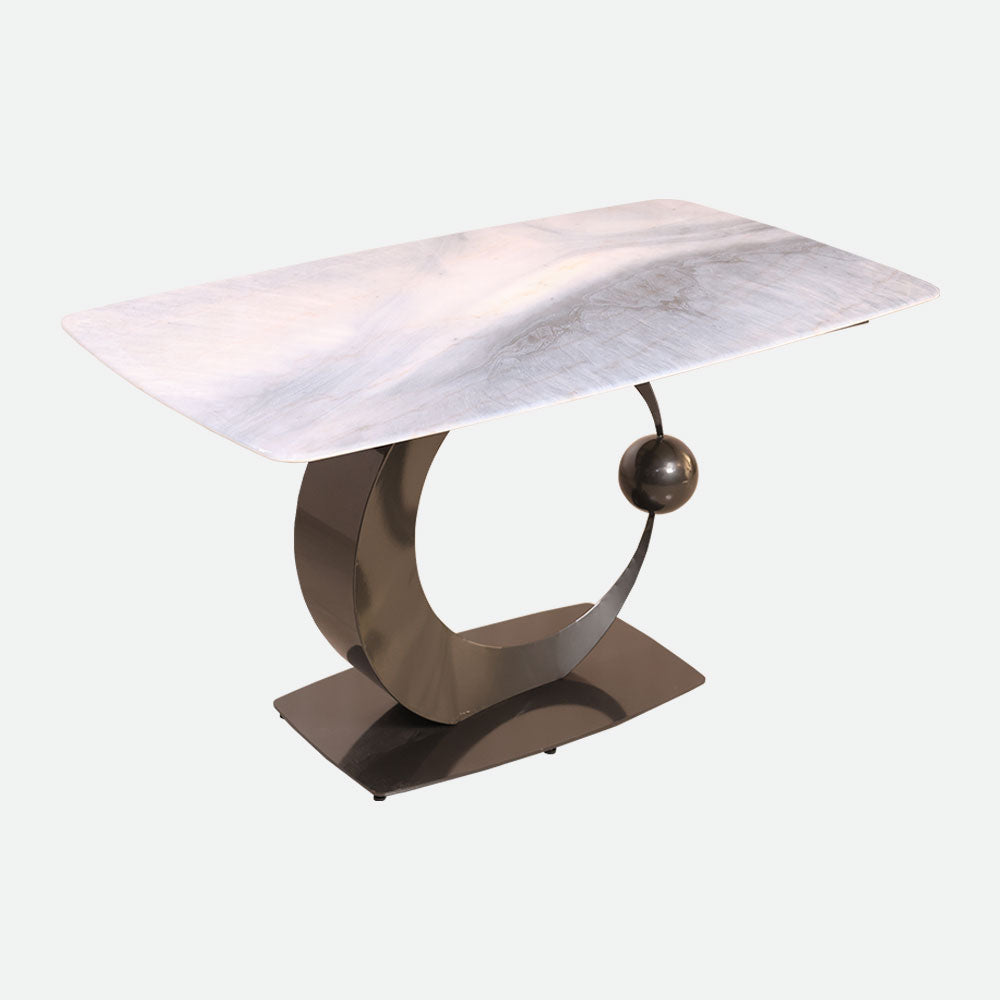 MAARK MARBLE TOP 4 SEATER DINING SET B81-A1 HT