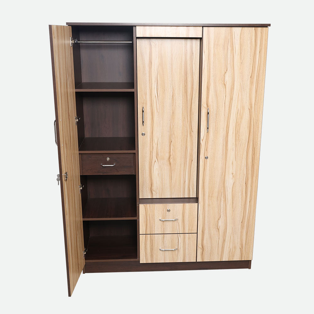 MAARK 3 DOOR WARDROBE TF WITH DRESSER