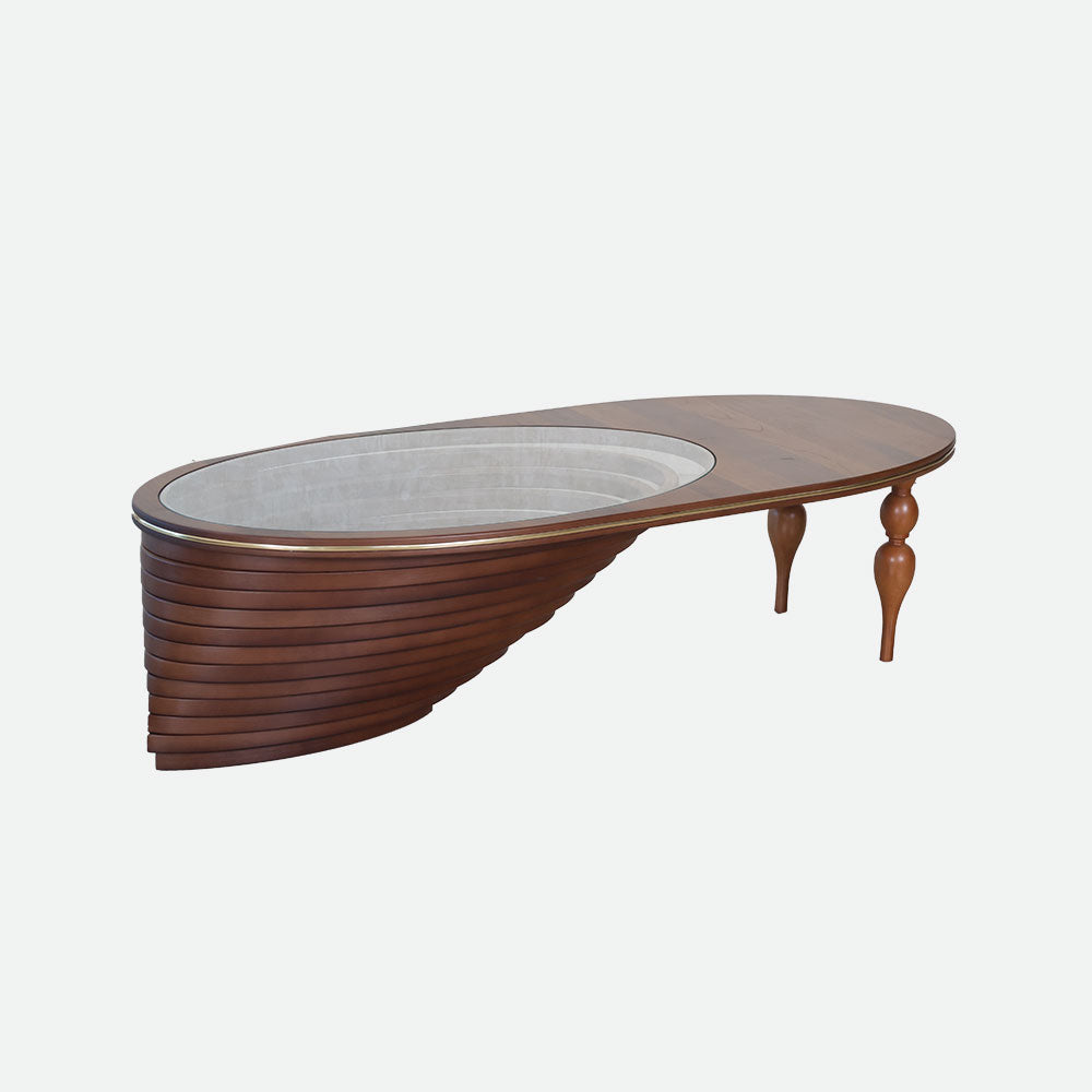 MAARK GLASS TOP COFFEE TABLE 033 HT