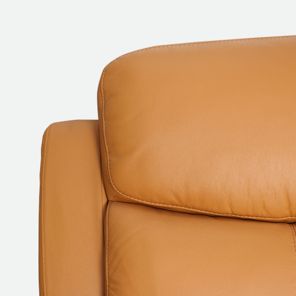 MAARK MOTORIZED RECLINER LEATHER SOFA SET (3R+2R+1R) 1406-TAN HT