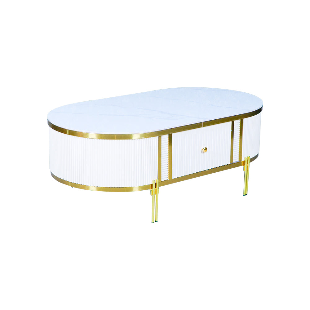 MAARK MARBLE TOP COFFEE TABLE 661 HT