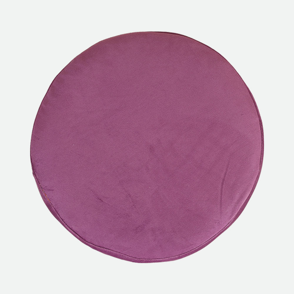 MAARK VELVET STRIPE POUF AQUA 16*16*18" AO