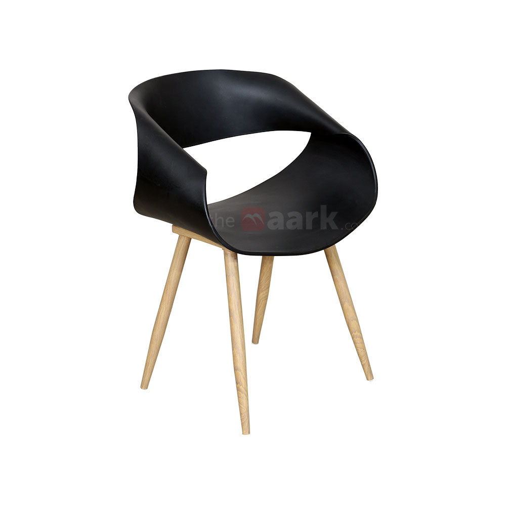 MAARK CAFE CHAIR TULIP METAL LEG ER