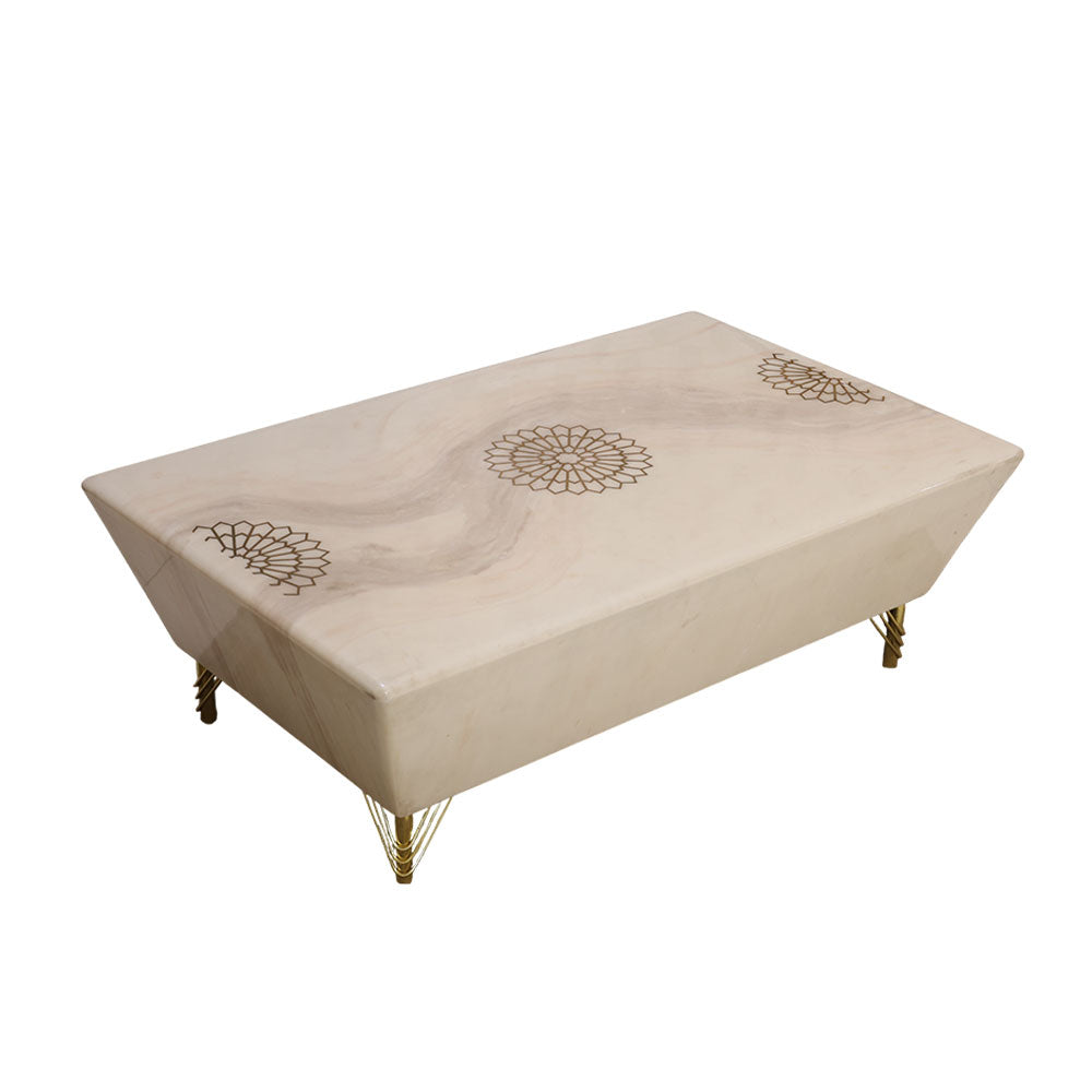 MAARK MARBLE TOP COFFEE TABLE MONALISA SM