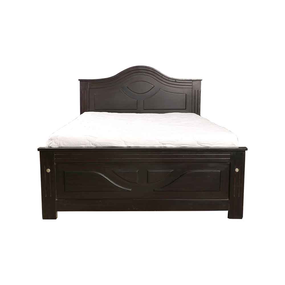 MAARK DOUBLE SIZE BED (4*6.25) GD ARCH WALNUT COLOUR_WH05-ERO