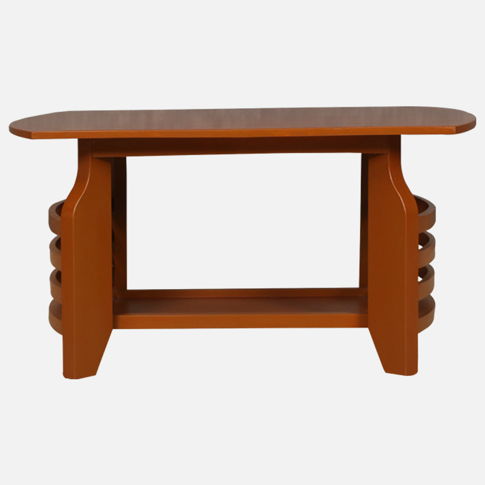 MAARK WOODEN FINISH ROYAL COFFEE TABLE TEAK COLOUR