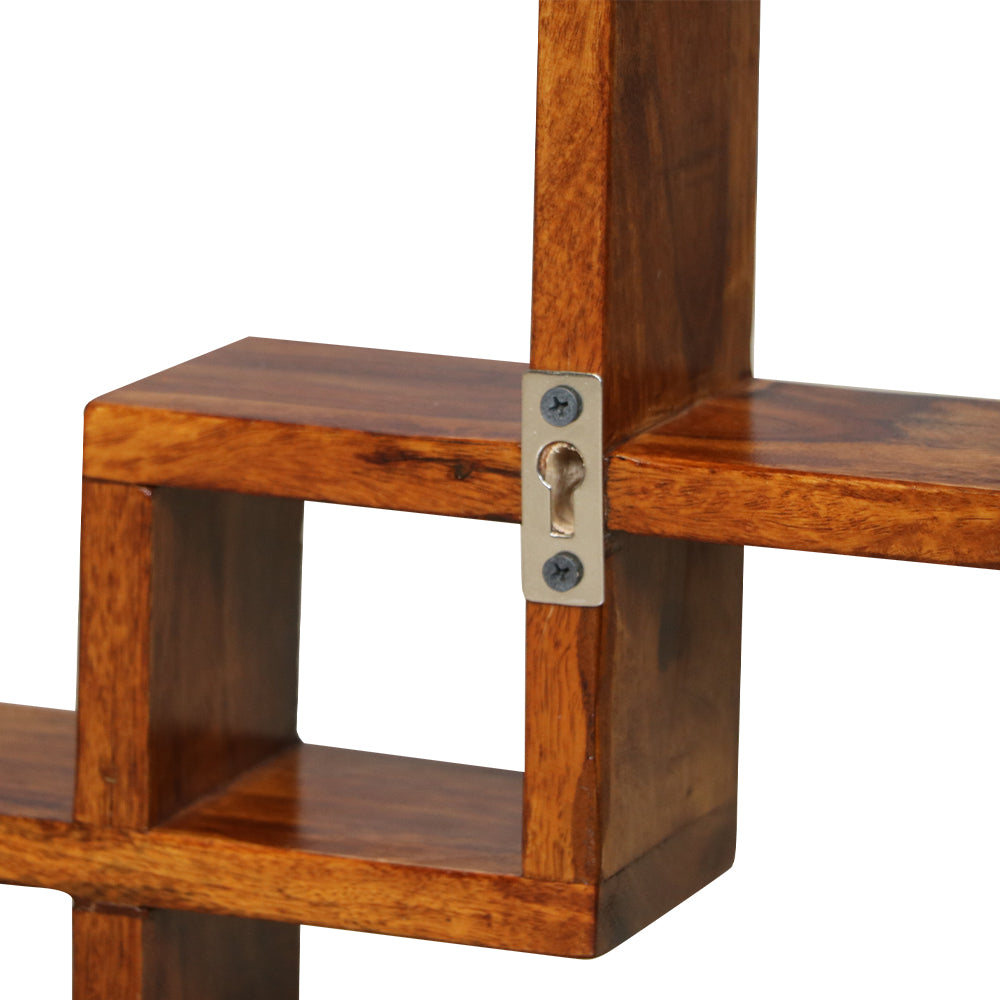 MAARK SHEESHAM WOOD WALL HANGER 5005 NATURAL FINISH SV