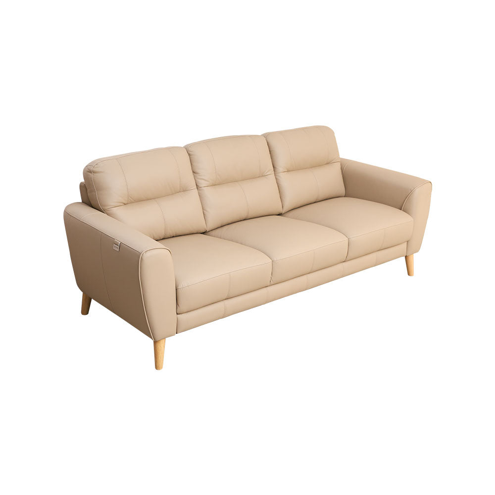 MAARK LEATHER SOFA SET (3+2) 6041 SMOKY GRAY ML