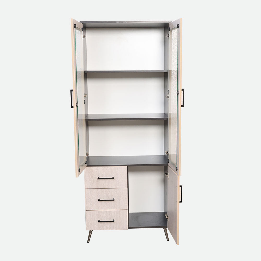 MAARK 2 DOOR BOOK SHELF 6*2.5 SATURN