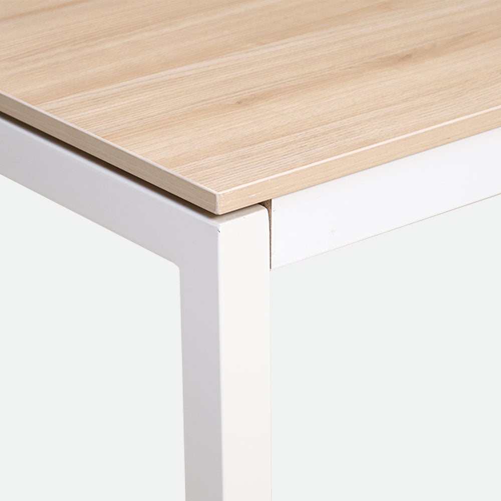 MAARK WORK STATION & PEDESTAL WITH STEEL FRAME AND GLASS 6*4