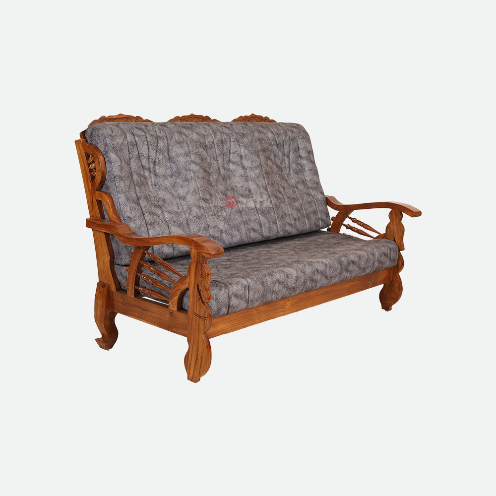 MAARK WOODEN SOFA SET (3+1+1) S-46 WCF