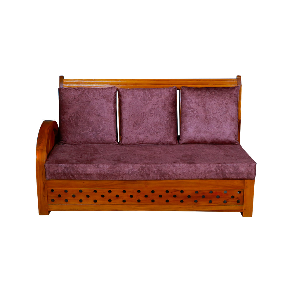 MAARK WOODEN CORNER SOFA 5 SEATER CYCLE CRAZY HOLL BI