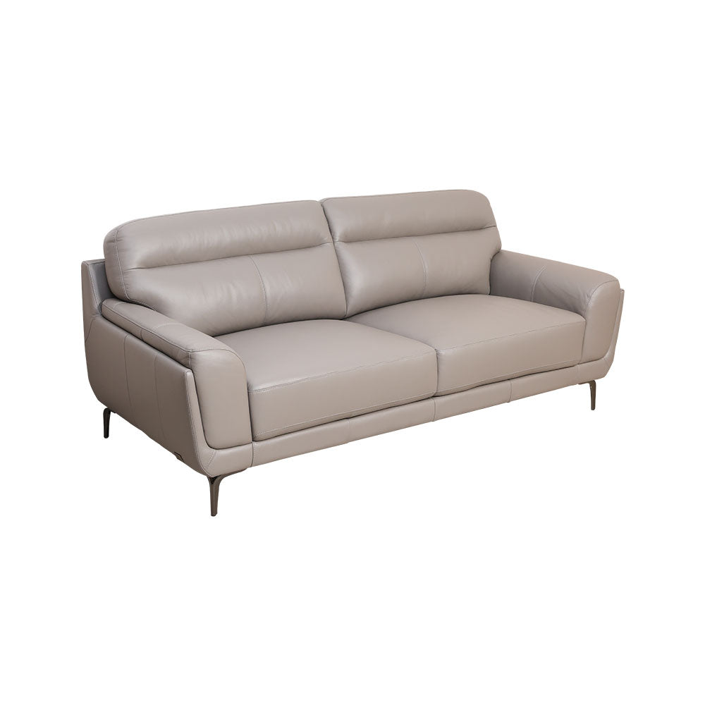 MAARK LEATHER SOFA SET (3+2) 6007 COL TAUPE ML