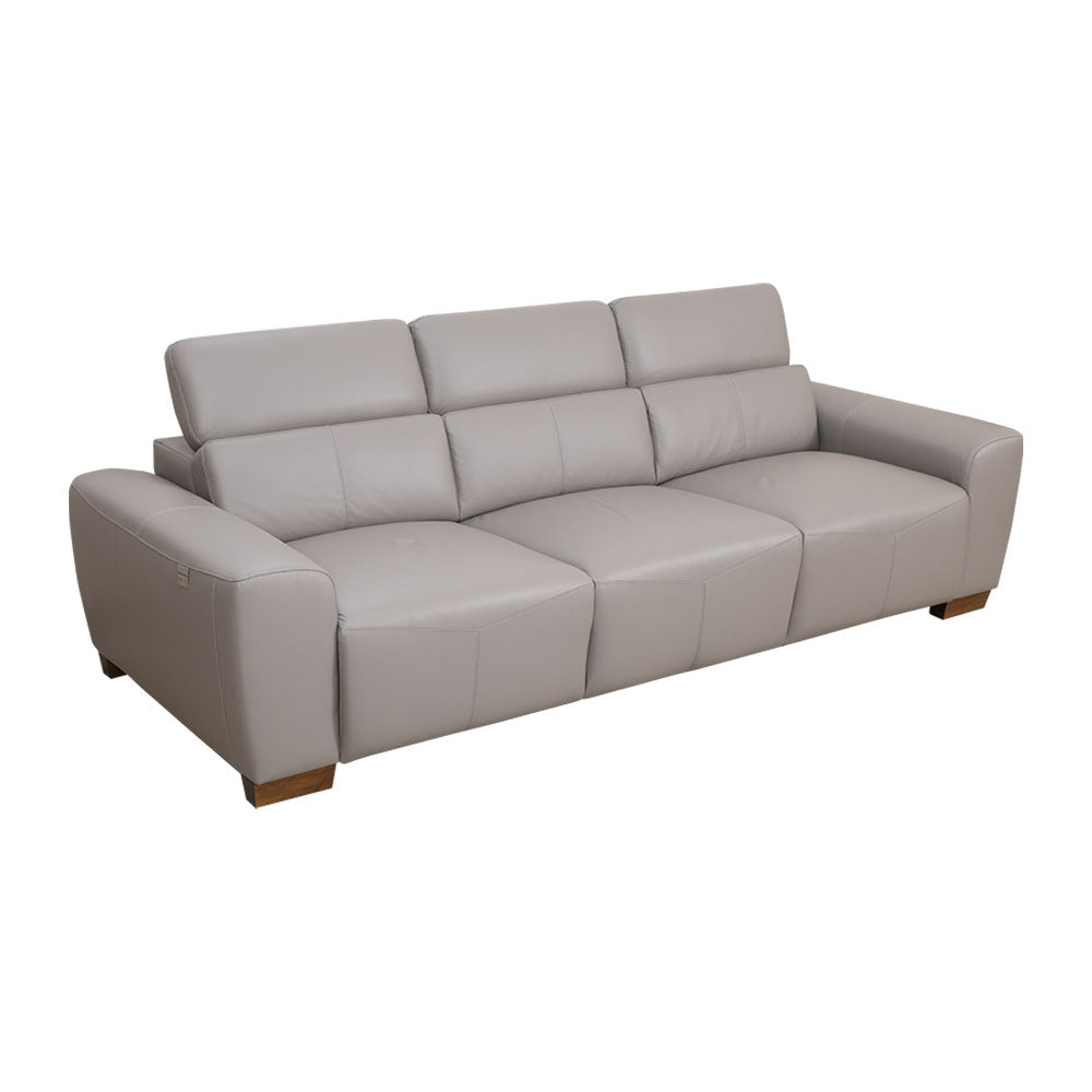 MAARK LEATHER SOFA SET (3+2) 6034 SMOKY GRAY ML